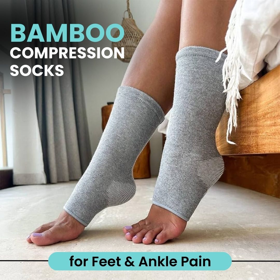 Bamboo Compression Socks Pack of 2 75 Off