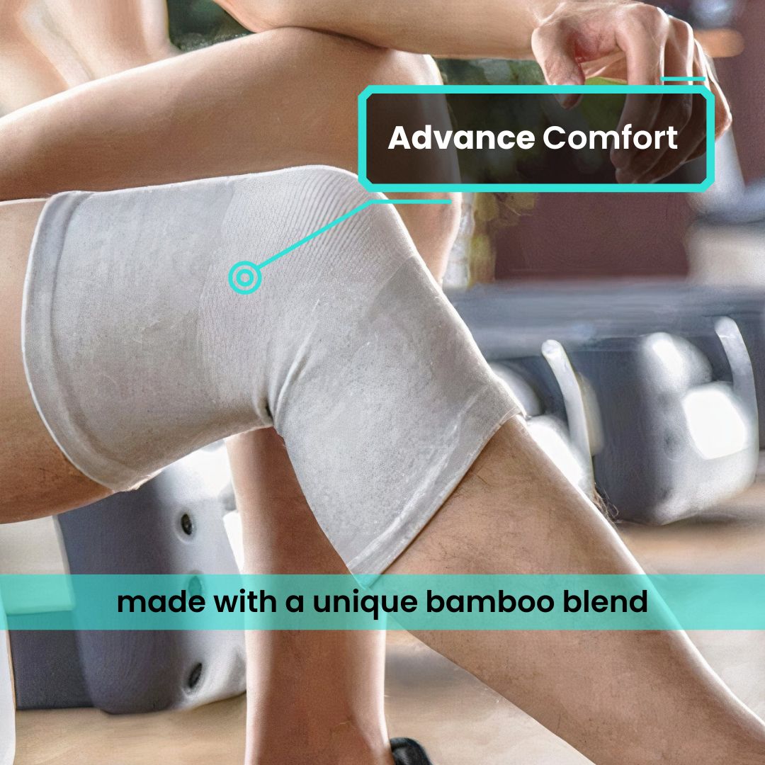 Bamboo Compression Knee Sleeves(Pack Of 2)(75% Off)