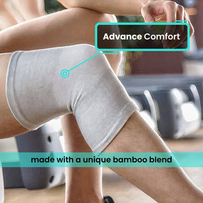 Bamboo Compression Knee Sleeves(Pack Of 2)(75% Off)